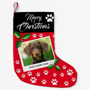 Photo Dog Christmas Stockings