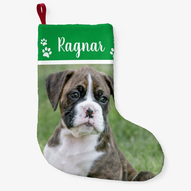 Photo Dog Christmas Stockings - Personalized Dog (Front)