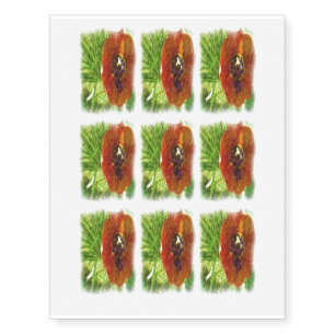 Photo drawing tulips temporary tattoos