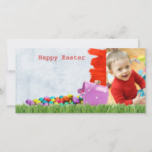 Photo easter card