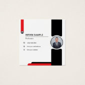 photo edating Business Card (Front)