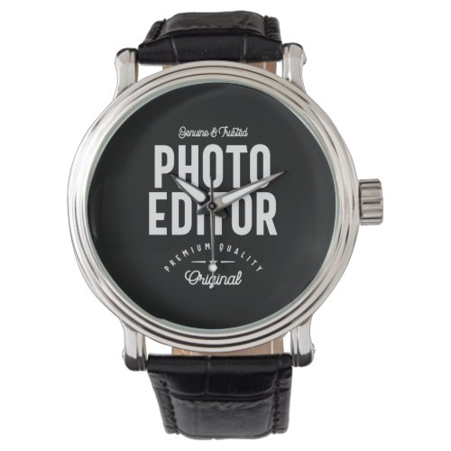 Photo Editor Job Title Gift Watch