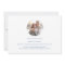Photo, Elegant Blue Monogram Wedding Save The Date
