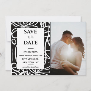 Photo Elegant Classy Wedding Save the Date Card