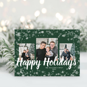 Photo Elegant Holiday Postcard