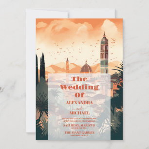Photo Elegant Italy Florence Destination Wedding Invitation