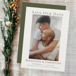 Photo Elegant Save The Date Wedding