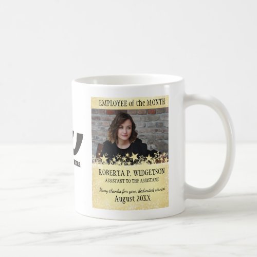 Photo employee of the month ROCK STAR GOLD Coffee Mug