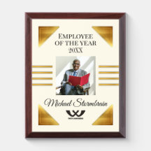 Photo employee of the year recognition award