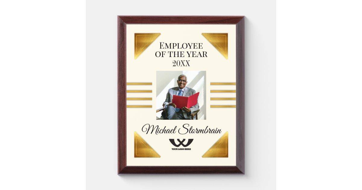 employee of the year plaque