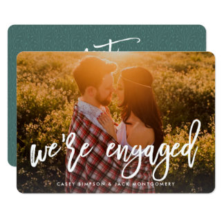 Photo Engagement Announcement & Party Invitation