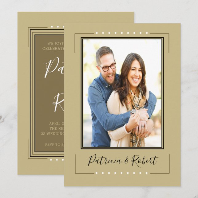 Photo Engagement Party Invitation (Front/Back)