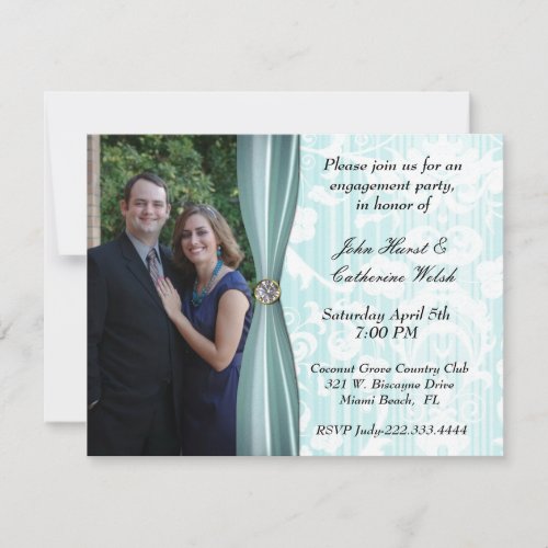 Photo engagement party Invitation