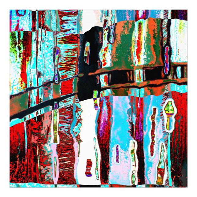 Photo Enlargement – Collapse Reflection Abstract  (Front)