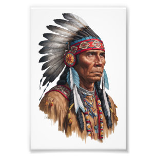 Photo Enlargement - Native Americans Print