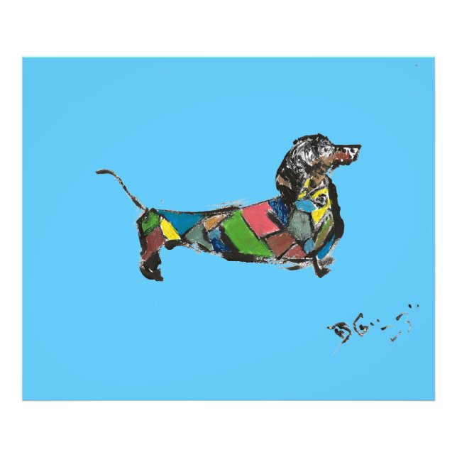 Photo Enlargement of Dachshund Print (Front)