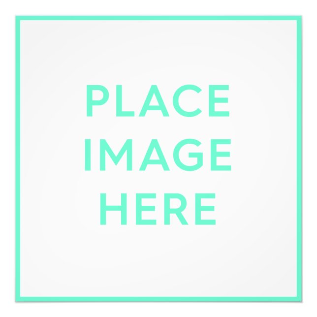 Photo Enlargement Square Poster - 24" x 24" (Front)