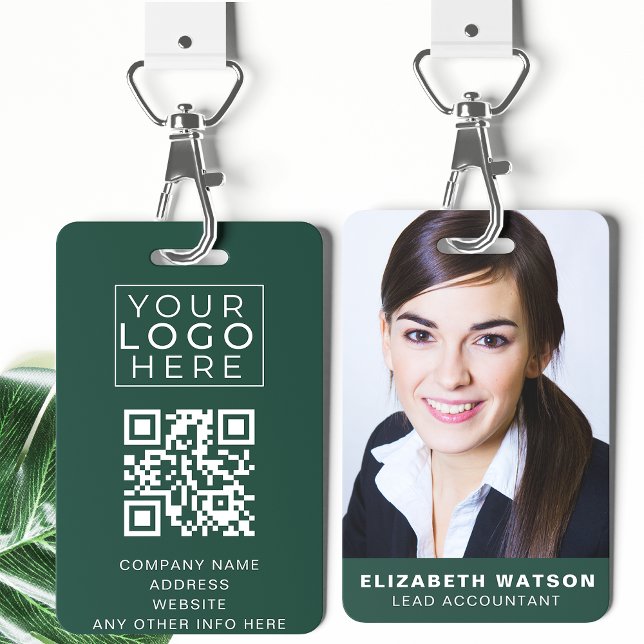 Photo Event ID Custom Lanyard Name Tag QR Code Badge (Creator Uploaded)