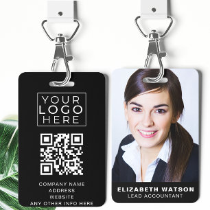 Photo Event ID Custom Lanyard Name Tag QR Code Badge