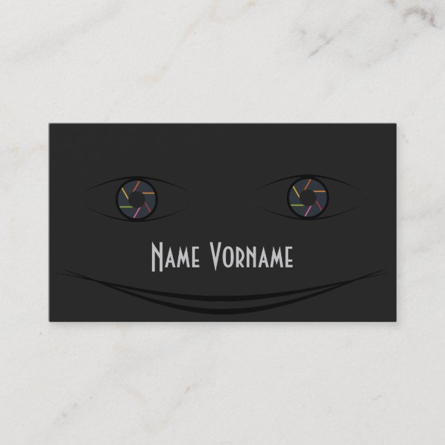 photo eye business card (Front)