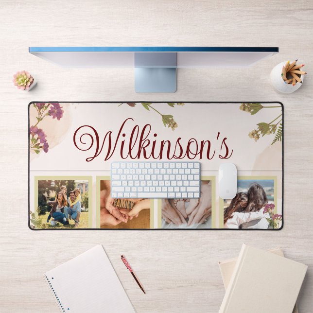 Photo Family Personalized Desktop Mat, Mouse Pad (Creator Uploaded)