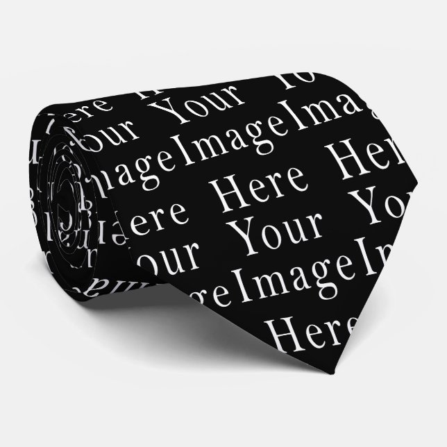 Photo Family Personalized Neck Neck Tie (Rolled)