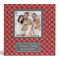 Photo Family  Recipe Binder Quatrefoil Red