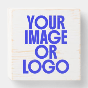 Photo Family Travel Business Logo Wooden Box Sign