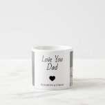 Photo Father’s Day Gift with Kids’ Names –  Espresso Cup<br><div class="desc">Make this Father’s Day unforgettable with a personalized photo mug designed just for Dad! This specialty mug features your favorite family photos and custom text that reads “Happy Father’s Day” — with space to include the names of his children for that extra loving touch. Perfect for his morning coffee or...</div>