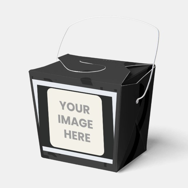 Photo Favor Boxes | Custom Party Packaging (Front Side)