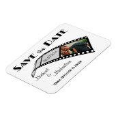 Photo Film Strip Save The Date Party Favor Magnet (Left Side)