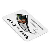 Photo Film Strip Save The Date Party Favor Magnet (Right Side)