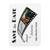 Photo Film Strip Save The Date Party Favor Magnet (Vertical)