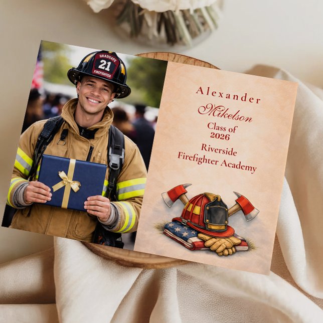 Photo Firefighter Career Milestone Announcement (Creator Uploaded)