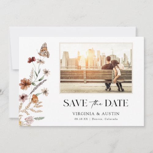 Photo Floral Save The Date