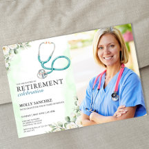 Photo Floral Stethoscope Doctor Nurse Retirement