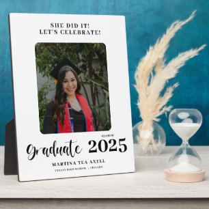 Photo Floral Welcome Graduation Plaque