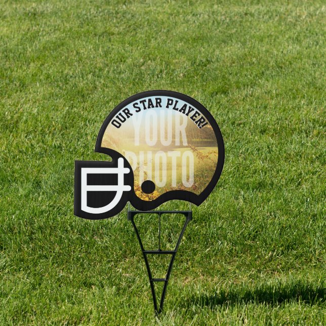 PHOTO Football Helmet Sign (Insitu)