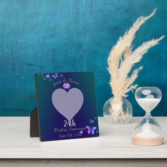 Photo for 24th Wedding Anniversary  Plaque (Insitu)