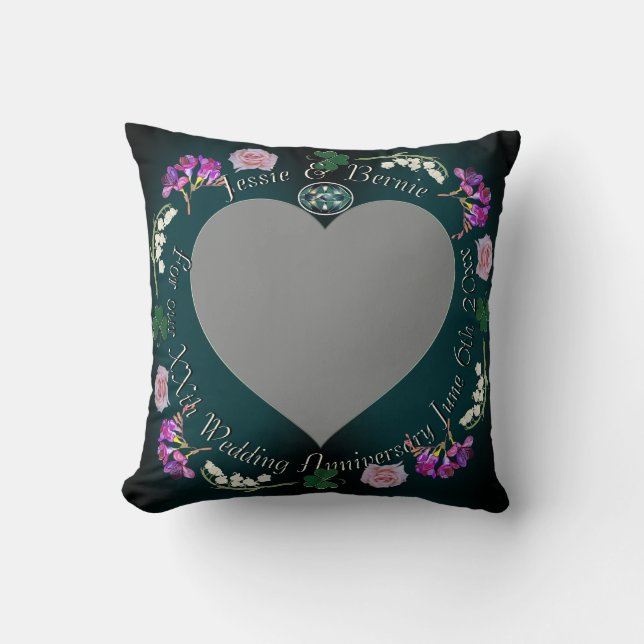 Photo for Custom Wedding Anniversary   Throw Pillow (Front)