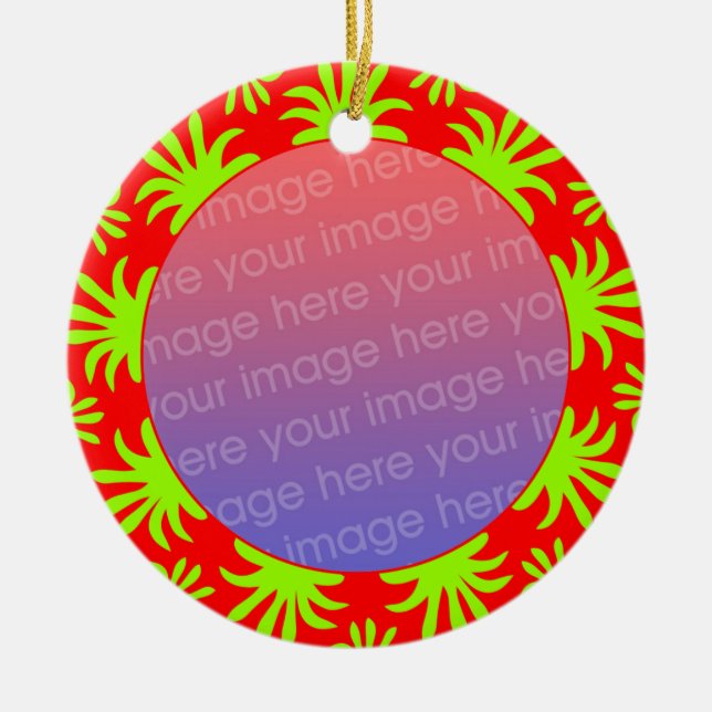 Photo Frame 08 Ceramic Ornament (Front)