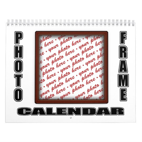 Photo Frame Calendar Zazzle com Photo Frame Calendar Zazzle com