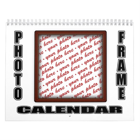 Photo Frame Calendar Zazzle com