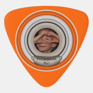 Photo Frame Personalizable Template Guitar Pick
