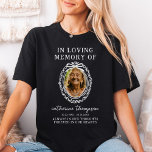 Photo Framed Funeral Memorial T-Shirt