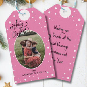 Photo Frohe Christmas gifts Tags