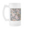 Photo Frosty Glass Mugs - personalized Collage Mug