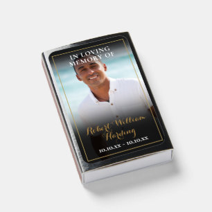 Photo Funeral Memorial In Loving Memory Matchboxes