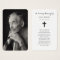 Photo Funeral Memorial Prayer Cards