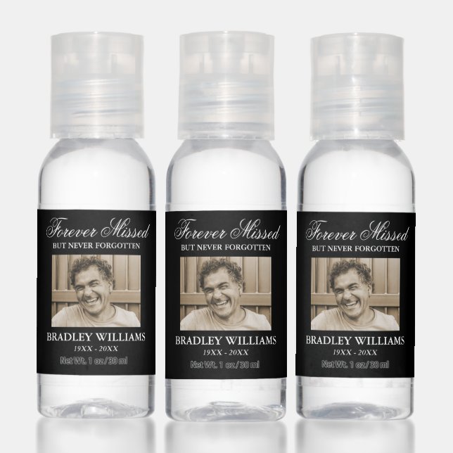 Photo Funeral Thank You Hand Sanitizer (Set)